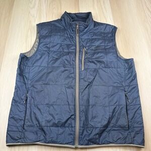 Simms Insulated Vest Quilted Puffer Primaloft Yellowstone Club Men's Size XL